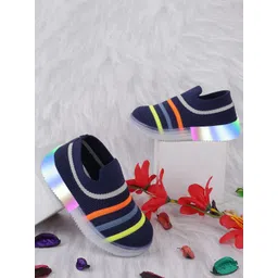 BAESD Kids Textured Lightweight LED Slip On Sneakers-picture-25