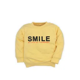 BAESD Kids Typography Printed Round Neck Cotton Pullover Sweatshirt-picture-33
