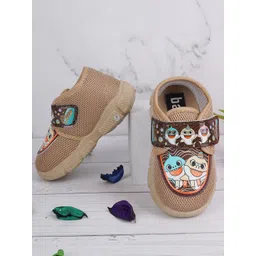 BAESD Kids Woven Design Lightweight Velcro Everyday Casual Sneakers image 1