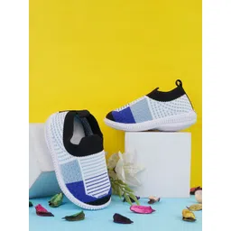 BAESD Kids Woven Design Musical Chu Chu Lightweight Slip-On Sneakers-picture-56