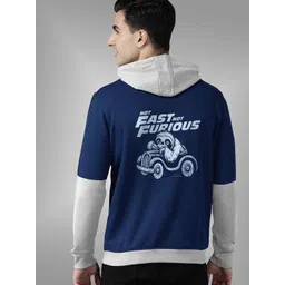 BAESD Men Colourblocked Hooded Sweatshirt-picture-29