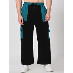 BAESD Men Colourblocked Relaxed Fit Track Pants-picture-10