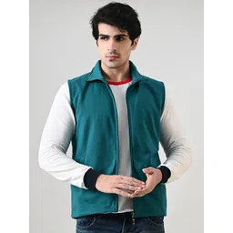 BAESD Men Fleece Lightweight Open Front Jacket-picture-10