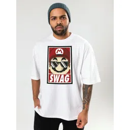 BAESD Men Graphic Printed Round Neck Oversized T-shirt-picture-17