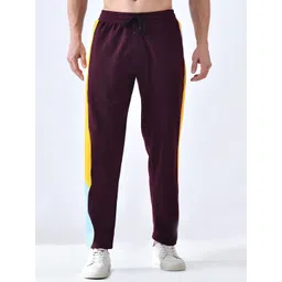 BAESD Men Mid-Rise Side Striped Track Pants-picture-19