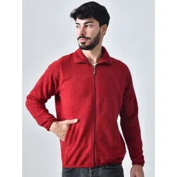 BAESD Men Mock Collar Solid Lightweight Sherpa Jacket-picture-28