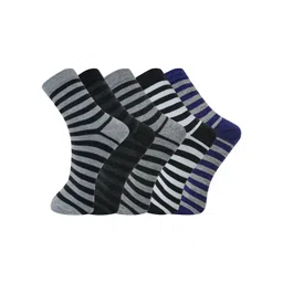 BAESD Men Pack Of 5 Assorted Cotton Above Ankle-Length Socks-picture-19