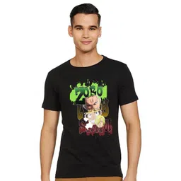 BAESD Men Printed Raw Edge T-shirt-picture-18