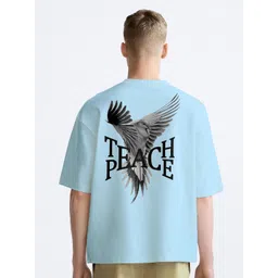 BAESD Men Typography Printed Round Neck Oversized T-shirt-picture-15