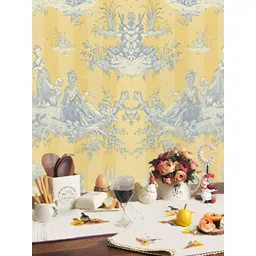 BAESD Off White & Purple Printed Cotton Table Napkin-picture-11