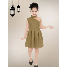 BAESD One Shoulder Applique A-Line Dress-picture-22