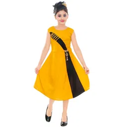 BAESD Pack of 2 A Line Round Neck Midi Dress image 3