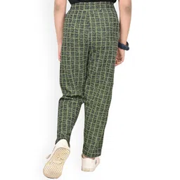 BAESD Pack of 2 Girls Checked Mid-Rise Dry-Fit Track Pants image 5