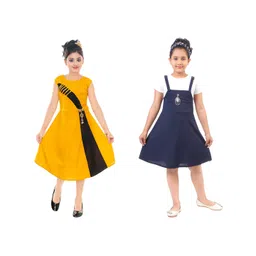 BAESD Pack of 2 Round Neck A Line Dress-picture-22