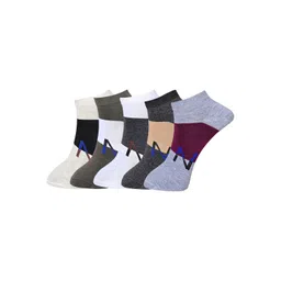 BAESD Pack Of 5 Patterned Ankle-Length Socks-picture-27