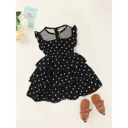 BAESD Polka Dot Print Peter Pan Collar Fit & Flare Dress-picture-57