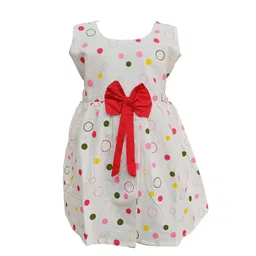 BAESD Polka Dots Printed Fit & Flare Pure Cotton Dress-picture-23