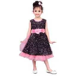 BAESD Print Net Fit & Flare Dress-picture-56