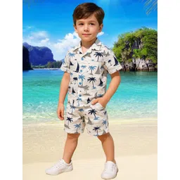 BAESD Printed Pure Cotton Shirt & Shorts-picture-47