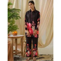 BAESD Printed Shirt Collar Tunic & Trousers-picture-16