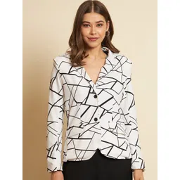 BAESD Printed Single Breasted Blazer-picture-18