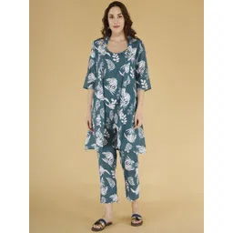 BAESD Printed Top& Trousers With Shrug Co-Ords-picture-28