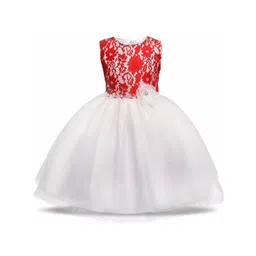 BAESD Round Neck Self Design Flared Belted Satin Maxi Dress-picture-37