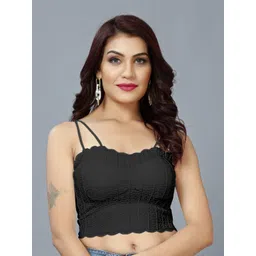 BAESD Self Design Shoulder Straps Lyocell Bralette Crop Top-picture-22