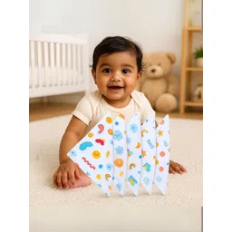 BAESD Set Of 6 Printed Muslin Cotton Baby Washcloths-picture-10