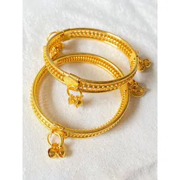 BAESD Set Of 6 Rose Gold-Plated Bangles-picture-28