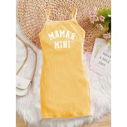 BAESD Sheen160 Girls Self Design Bodycon Dress-picture-28