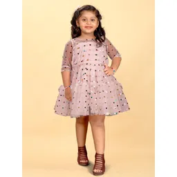 baesd Shrithi Fashion Fab Girls Net Fit & Flare Dress-picture-48