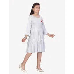 BAESD Striped A-Line Dress-picture-50