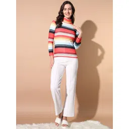 BAESD Striped Turtle Neck Pullover image 5