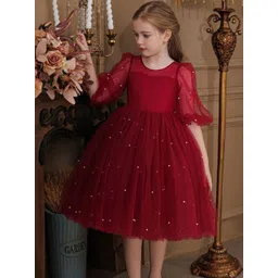 BAESD Tie and Dye Puff Sleeve Peplum Dress-picture-16