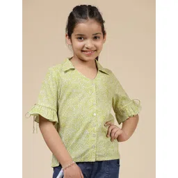 BAESD Tropical Print Tropical Shirt Style Top-picture-30