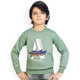 BAESD Typography Printed Round Neck Ribbed Hem Pullover-picture-22