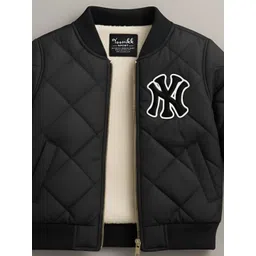 BAESD Unisex Kids Brand Logo Bomber Jacket-picture-14