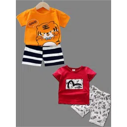 BAESD Unisex Kids Colourblocked T-shirt with Shorts-picture-18