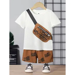 BAESD Unisex Kids Colourblocked T-shirt with Shorts-picture-14