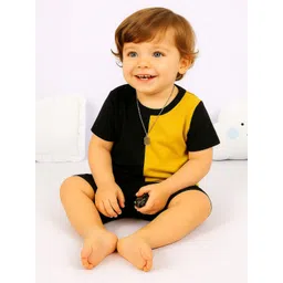 BAESD Unisex Kids Colourblocked T-shirt with Shorts-picture-23