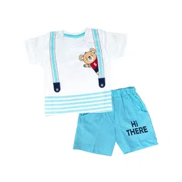 BAESD Unisex Kids Printed T-shirt with Shorts-picture-34