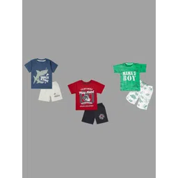 BAESD Unisex Kids Printed T-shirt with Shorts-picture-28