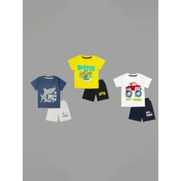 BAESD Unisex Kids Printed T-shirt with Shorts-picture-49