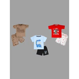 BAESD Unisex Kids Printed T-shirt with Shorts-picture-52