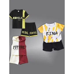 BAESD Unisex Kids Printed T-shirt with Shorts-picture-22