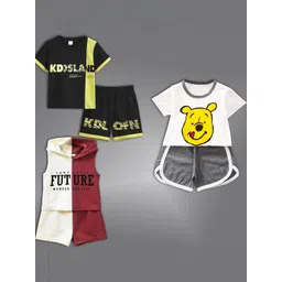 BAESD Unisex Kids Printed T-shirt with Shorts-picture-23