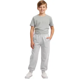 BAESD Unisex Kids Solid Rapid Dry Cotton Mid Rise Jogger-picture-53