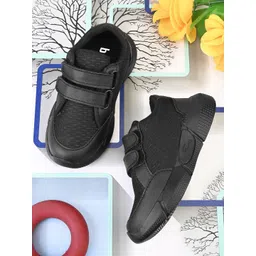 BAESD Unisex Kids Textured Lightweight Velcro Uniform Shoes-picture-53