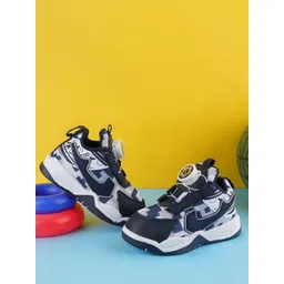 BAESD Unisex Kids Woven Design Leather Regular Sneakers-picture-30